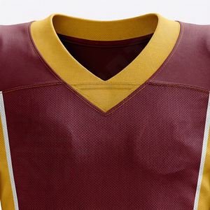 Ensemble d'uniformes de football américain avec logo personnalisé, court, respirant, taille XL, sur mesure, unisexe, t-shirt de sport, impression par sublimation, vêtements - Product Image 3