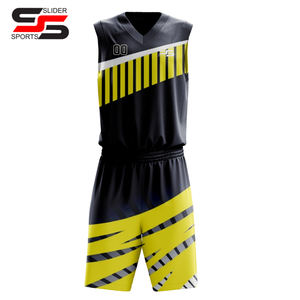 Concevez votre propre maillot de basket-ball de vêtements de sport ensemble court 100% polyester uniforme de basket-ball en gros avec motif personnalisé - Product Image 1