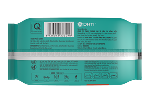 Vente en gros de lingettes humides 100% naturelles 100 pièces de lingettes de nettoyage pour bébé non tissées Kinkin Kinkin lingettes humides - Product Image 4