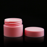 Bouteille de pot de crème mate rose 10g bouteille vide en matériau PP