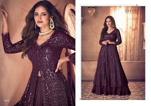 Vêtements de mariage et de fête pour femmes, Georgette de qualité à l'exportation indienne Salwar Kameez du fournisseur et de l'exportation indiens - Product Image 6