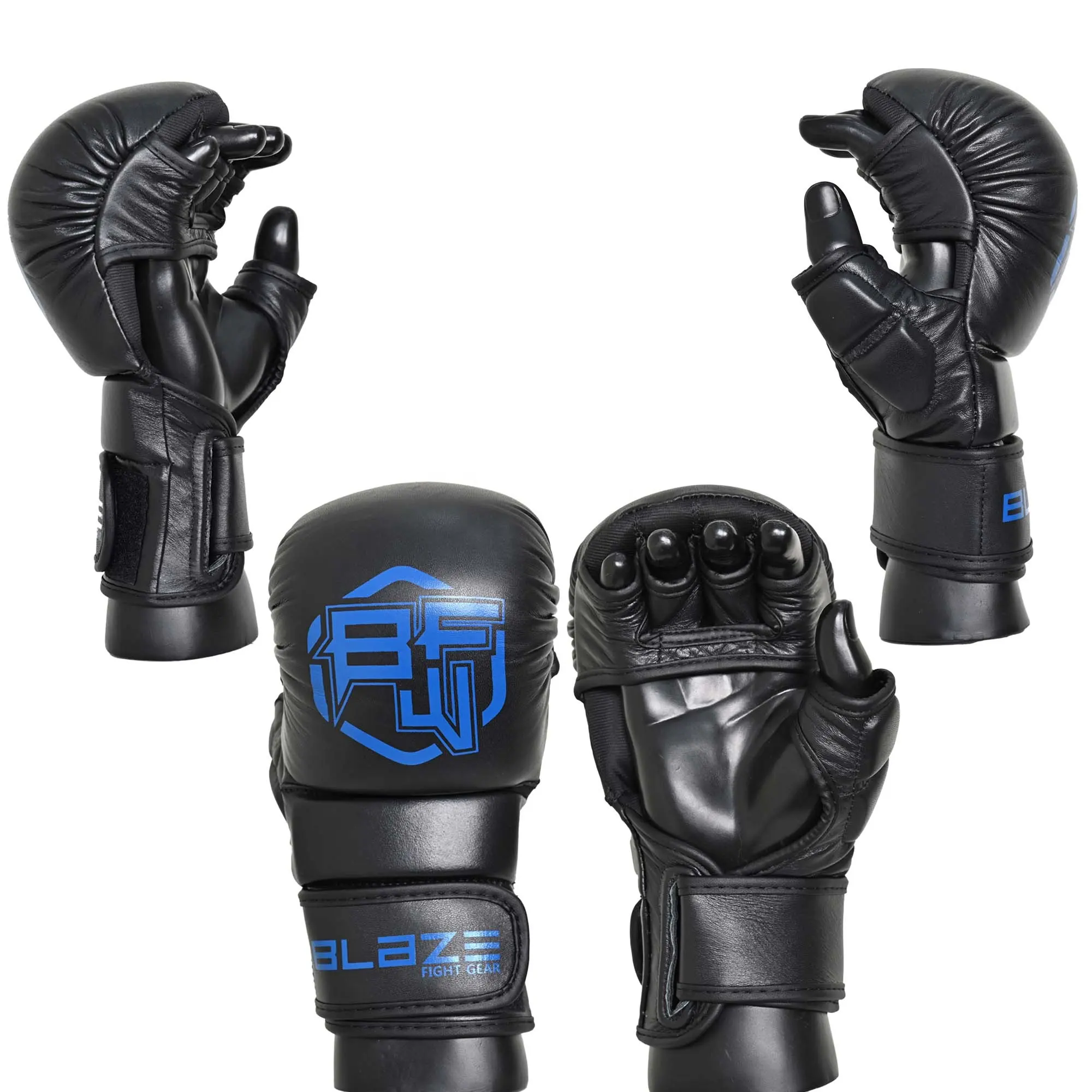 Oem Mma Sparring Handschoenen Voor Muay Thai Training Bokszak Werk Open Palm Ufc Handschoen