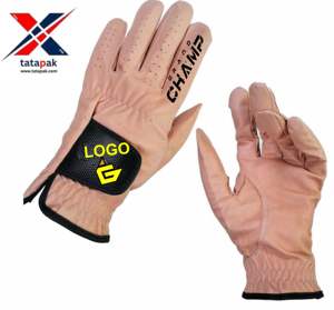 2025 New Arrival Stylish Customized Logo <b>Golf</b> <b>Gloves</b> Made Of Sheepskin Material Breathable For <b>Women</b> And Men Non Slip Grip Use - Product Image 1