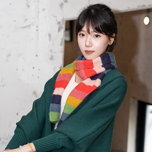 Custom Logo Long Vintage <b>Knitted</b> Mufflers OEM Wholesale Winter <b>Scarves</b> Factory Direct Supplier Warm Fashion Accessories 100% - Product Image 3