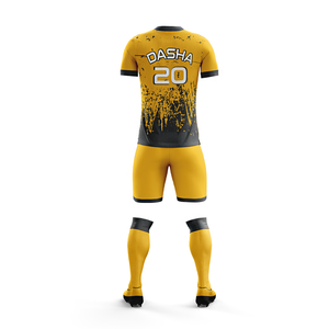 Uniforme de fútbol transpirable de alta calidad para hombre, ropa de fútbol personalizada con sublimación, camiseta con logotipo personalizado, venta al por mayor 2024 - Product Image 2