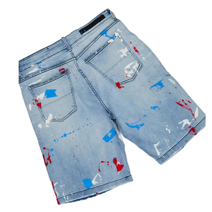 Conjunto de pantalones cortos para hombre teñido liso al por mayor hecho en fábrica servicio OEM conjunto de pantalones cortos para hombre diseño personalizado recién llegado - Product Image 5