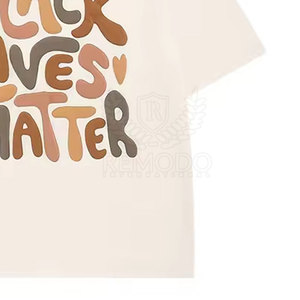 Camiseta con estampado de abullonado a la moda 2025 para mujer, camisetas de verano de algodón suave, Camiseta con estampado de abullonado de manga corta OEM - Product Image 6