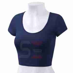 Custom Logo Sexy Women's Summer Sleeveless Ribbed Quick Dry Breathable Gym <b>Crop</b> Tank <b>Top</b>-All Colors Available - Product Image 1