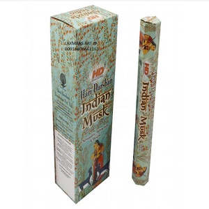 Bâtons d'encens HD musc indien Bâtons d'encens parfumés roulés à la main Fournisseur en gros hexagonal de l'Inde Encens HD en gros - Product Image 1