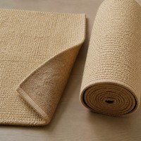 Moquette en rouleau de sisal en gros, avec support en jute, fibre naturelle, écologique, antidérapante, lavable, découpe sur mesure au mètre