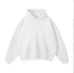 Pull à capuche 100% coton personnalisable pour hommes 420gsm surdimensionné doublé polaire moderne chaud hiver broderie Patch hommes sweats à capuche - Product Image 4