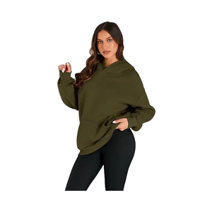 Moda reina mujeres sudaderas con capucha de gran tamaño sudaderas de lana otoño moda 2025 pulóver suéteres ropa de invierno - Product Image 1