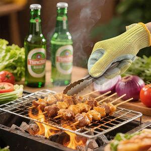 ถุงมือทนความร้อนเกรดมืออาชีพสำหรับใช้งานในอุตสาหกรรมถุงมือทนความร้อนพร้อมวัสดุระบายอากาศ - Product Image 2