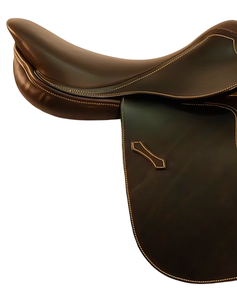English Leather Jumping Saddle Horse Show Jumping Equestrian Saddle Importer Supplier Manufacturer India - Product Image 2