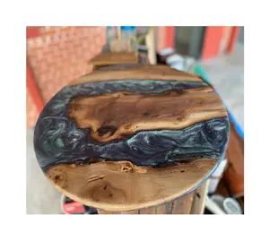 Venta al por mayor de madera y resina Lazy Susan moderno diseñado para Decoración de mesa madera y resina Lazy Susan - Product Image 1