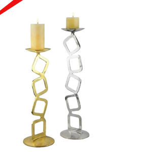 Porte-bougie de Noël moderne en métal 2026 pour centre de table, décoration de salon et salle à manger, support de bougie artisanal - Product Image 1