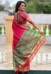 El diseñador de Bollywood, las últimas tendencias, usa la seda Patola más hermosa con Zari Weaving Saree, exportador y suministro indio - Product Image 5