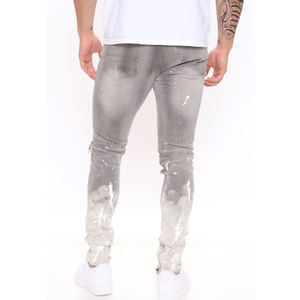 กางเกงยีนส์เดนิมสำหรับผู้ชาย, กางเกงยีนส์บางเฉียบผ้าฝ้ายแฟชั่นกางเกงยีนส์ผู้ชายไซส์ใหญ่พิเศษซักได้สำหรับฤดูร้อน - Product Image 2