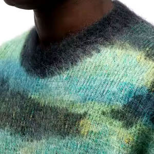 Haut fabricant hommes Mohair chandails nouveau Design respirant hommes Mohair chandails meilleure vente chaude hommes Mohair chandails - Product Image 4