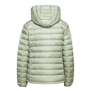 Meilleur prix Veste matelassée en coton sur mesure pour femmes Broderie Imperméable Coupe-vent Légère Veste longue Vente en ligne - Product Image 4