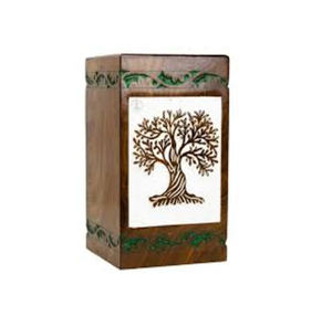 โกศไม้ที่ทําด้วยมือขายส่งอุปกรณ์งานศพ โกศไม้สําหรับเผาผลาญของมนุษย์ โกศสําหรับเผาผลาญขายส่งสําหรับผู้ใหญ่ - Product Image 2