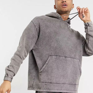 Chándales Casuales para Hombre con Estampado Puff y Lavado Ácido, Diseño Personalizado, Servicio OEM ODM, 2025 - Product Image 2