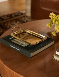 Accessoires d'intérieur de luxe, décoration élégante dorée pour la maison, plateau décoratif pour hôtels et complexes, articles de décoration d'intérieur de boutique - Product Image 5