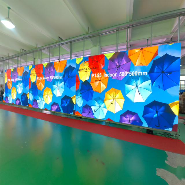 Colorful Energy HD Video Micro LED Display Outdoor Full Color P1.95 P2.6 P3.91 P4.8 500*500mm & 500*1000mm Video Led Wall Screen