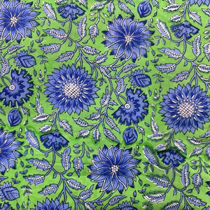 Nouveau design personnalisé 100% coton sergé impression tissu Floral personnalisé tissu impression Floral main bloc imprimé coton tissu - Product Image 1