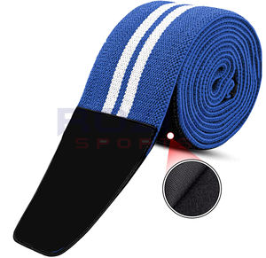 Bandes de genou en coton élastique personnalisées pour la musculation, la musculation en salle de sport, l'haltérophilie, le soutien des articulations, légères, respirantes, épaisses - Product Image 5