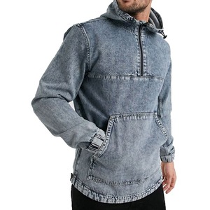 Veste en jean pour homme sur mesure, 100% coton, séchage rapide et respirante, manteau décontracté d'hiver pour les grandes tailles - Product Image 1