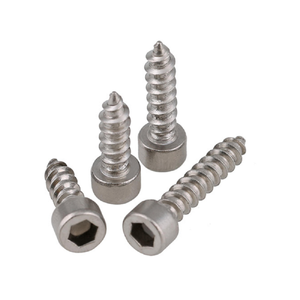 Vis autotaraudeuses à six pans creux en acier inoxydable OEM ODM - Product Image 1