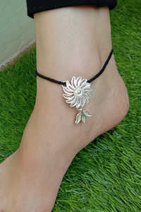 Nueva Llegada, Tobillera Moderna de Alta Calidad con Filigrana Plateada Chakri Nazarbattu, Hecha a Mano con Forro de Plata de Alta Calidad, Joyería de Moda - Product Image 3