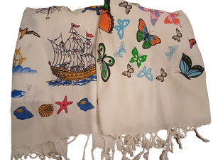 Printed Peshtemal Pattern Peshtemal Cotton <b>Fabric</b> Women-Men Use Beach, Seaside, Home, Sauna Use <b>Towel</b> Sofa Cover Tablecloth - Product Image 4