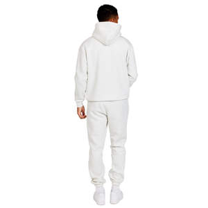 Survêtements légers lavés à l'acide à séchage rapide pour hommes survêtements solides Streetwear ensemble sweat à capuche et pantalon d'impression de Logo personnalisé - Product Image 4