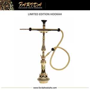 Cachimba de Lujo Premium Farida 2022, Mini Cachimba de Latón Macizo Hecha a Mano, Edición Limitada, Diseño Único con Técnica de Espejo, Gran Venta - Product Image 2