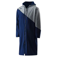 Chaqueta de Natación Larga Impermeable de Cordura para Adultos Unisex de Alta Calidad con Forro Polar, Cálida, con Forro de Toalla, Cortavientos y Transpirable