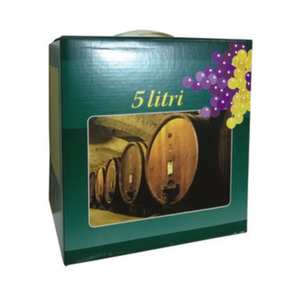 Carton coloré avec poignée pour sac de 5 L - Product Image 1