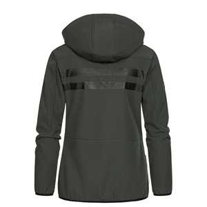 Stylish Hood Zipper <b>Women</b> Windproof Softshell Jacket Fashionable Breathable Water Resistant Heavyweight Jacket With Custom Logo - Product Image 5