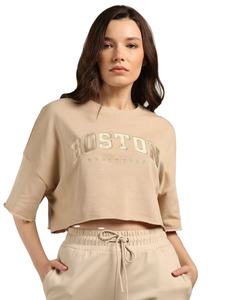 Camiseta de manga corta 100% algodón básico liso en blanco logotipo personalizado impresión redondo cuello redondo verano señoras Camisetas Mujer camiseta - Product Image 1