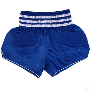 กางเกงมวย MMA น้ำหนักเบา แบบยูนิเซ็กซ์ ผ้าโพลีเอสเตอร์ 100% สีแดง-น้ำเงิน แถบคาดเอวแบบมีลาย  ความยาวระดับกลาง  โลโก้ด้านหน้า  ปรับแต่งได้ สำหรับการฝึกซ้อม - Product Image 6