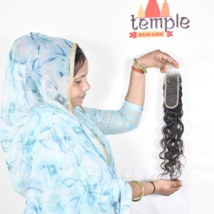 Vendeurs de cheveux humains indiens à double tirage avec extension de tissage de cheveux vietnamiens 2*6 closure bruts cambodgiens non traités et ondulés - Product Image 3