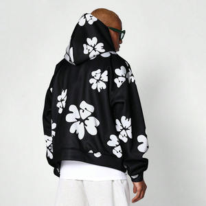 Sweat-shirt à capuche personnalisé pour homme, en tissu polaire, fabriqué sur commande, plusieurs tailles, livraison porte-à-porte, streetwear, vente en gros OEM - Product Image 3
