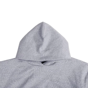 OEM sudaderas con capucha en blanco logotipo personalizado artesanía doble capa peso pesado 100% algodón unisex streetwear recortada boxy fit Sudadera con capucha - Product Image 3