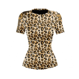 OEM Femmes MMA Formation Personnaliser Manches Courtes Dames Grappling Rash Guard Personnalisé NO GI Grappling Jiu Jitsu BJJ Unisexe Rashguard - Product Image 6