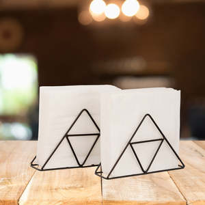 Boîtes à mouchoirs élégantes et modernes en métal Organisateur de serviettes de table durable et élégant pour la cuisine et la table à manger - Product Image 4