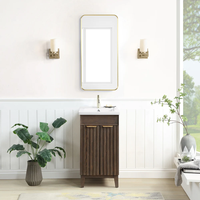 Armoire de salle de bain en bois de manguier naturel de qualité supérieure vanité de stockage d'évier polyvalente pour l'école appartement entrepôt utilisation extérieure pour hôtels