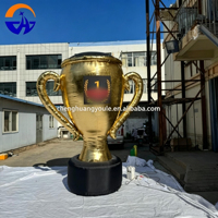 Trophées gonflables dorés modèle Chenghuang 2026, ballon gonflable de récompense pour événements de compétition et présentation