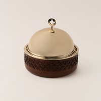 Casserole ronde en acier inoxydable moderne de qualité supérieure avec couvercle en dôme pour un usage domestique et hôtelier Plat à fondue pour mariage Passe au lave-vaisselle