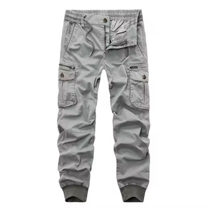 Pantalones cargo para hombre, ropa de calle, ajuste de gran tamaño, cintura ajustable, OEM, logotipo personalizado, precio al por mayor, tarifa barata, personalización 2025 - Product Image 3